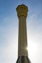 The minaret view of Organized Industrial Area Mosque in Isparta. Royalty Free Stock Photo