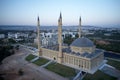 Minarets and domes of Blue Mosque at Turkey. Royalty Free Stock Photo