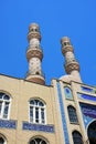 The minarets of Tabriz central mosque or Jameh mosque , Iran