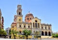 Minas Cathedral in Heraklion on the island of Crete in Greece Royalty Free Stock Photo