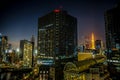 Minato Ward buildings and Tokyo Tower Royalty Free Stock Photo