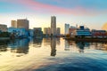 Minatomirai Area in Yokohama, Japan