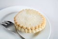 Mince pie with fork