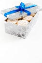 Mince Pies in a Christmas Box Royalty Free Stock Photo