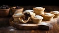 mince pies with icing sugar