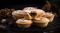 mince pies on a wire rack