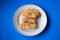 Minced batter fried prawn Royalty Free Stock Photo