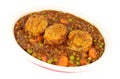 Minced Beef Casserole With Dumplings Royalty Free Stock Photo