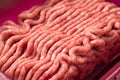 Close up of Lean ground beef Royalty Free Stock Photo