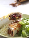 minced meat burritos Royalty Free Stock Photo