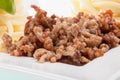 MInced meat closeup