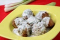 Minced meat fried balls Royalty Free Stock Photo