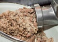 Minced meat grinder Royalty Free Stock Photo