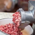 Minced meat grinder Royalty Free Stock Photo