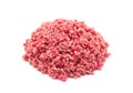 minced meat, pork, beef, forcemeat, isolated on white background Royalty Free Stock Photo