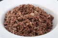 Minced meet for filling mexican food or for bolognese pasta sauce Royalty Free Stock Photo