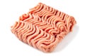 Raw minced meat isolated on white background Royalty Free Stock Photo
