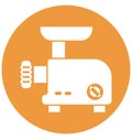 Mincer Machine Isolated Vector icon which can be easily modified or edit