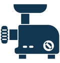 Mincer Machine Isolated Vector icon which can be easily modified or edit