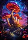 Mind Bending Mushrooms: An Exquisite Creature with Vivid Lights