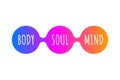 Mind, body and soul icon. Life balance, harmony symbol