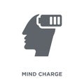 Mind Charge icon from Productivity collection. Royalty Free Stock Photo