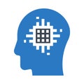 Mind chip glyphs double color icon
