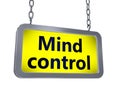 Mind control on billboard Royalty Free Stock Photo