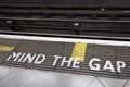 Mind the gap Royalty Free Stock Photo