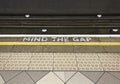 Mind The Gap Tipycal Sign In London Underground