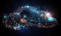 Mind networking in cloud computing for efficient AI-powered cyber security Creating using generative AI tools Royalty Free Stock Photo