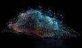Mind networking in cloud computing for efficient AI-powered cyber security Creating using generative AI tools Royalty Free Stock Photo