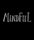 Mindful Word HandLettered Graphic Illustration Royalty Free Stock Photo