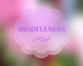 Mindfulness background