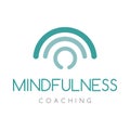 Mindfulness coaching logo company, Coaching logo business concept Royalty Free Stock Photo