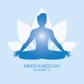 Mindfulness Day vector