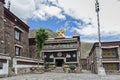 Mindroling Monastery - Zhanang County, Shannan Prefecture, Tibet Autonomous Region, China Royalty Free Stock Photo