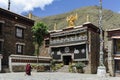 Mindroling Monastery - Zhanang County, Shannan Prefecture, Tibet Autonomous Region, China Royalty Free Stock Photo