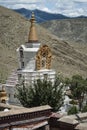 Mindroling Monastery - Zhanang County, Shannan Prefecture, Tibet Autonomous Region, China Royalty Free Stock Photo