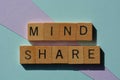 Mindshare, words as banner headline