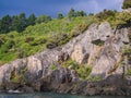 Mine Bay Maori Rock Carvings in Taupo, North Island, New Zealand