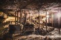 Mine car in a Silver Mine, Tarnowskie Gory, UNESCO heritage site