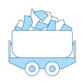 Mine Coal Trolley Icon