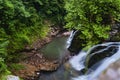 Mine Creek and Waterfall Kocaali Sakarya Turkey Royalty Free Stock Photo