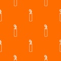 Mine dynamite pattern vector orange Royalty Free Stock Photo