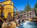 Mine feature at the Grizzly Peak River Run Royalty Free Stock Photo