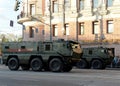 Mine-Resistant Ambush Protected (MRAP) armored vehicles Typhoon-K. Royalty Free Stock Photo