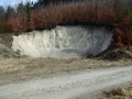 Mine sand in the mountains Royalty Free Stock Photo