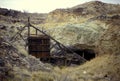 Mine Shaft Entrance Desert Mining Structure Royalty Free Stock Photo
