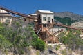 Old dismantled iron mine in Sardinia